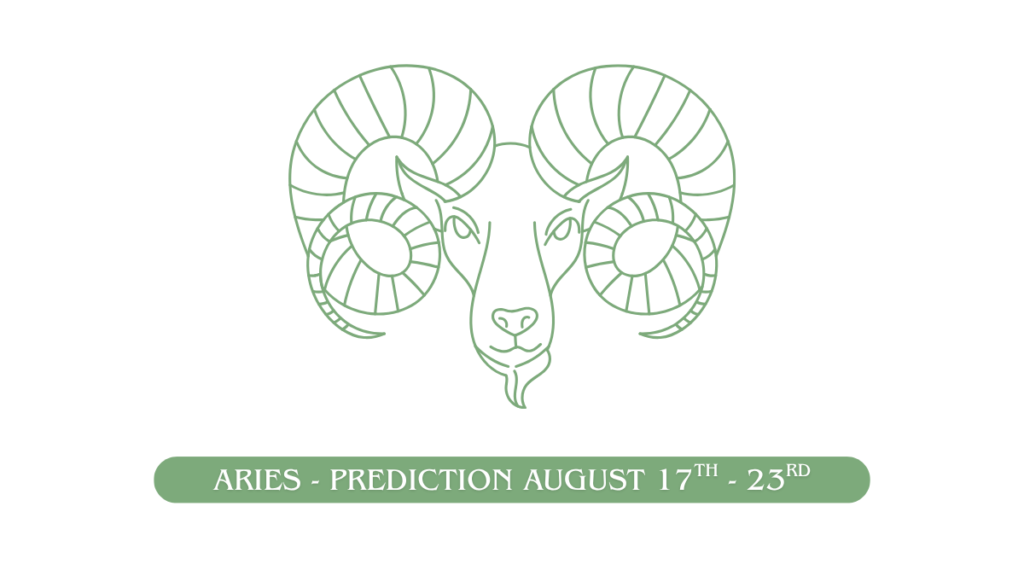 Aries zodiac sign prediction and horoscope guidance for August 17-23, 2026 from Dr. Geetanjali Saxena, including remedies and best actions